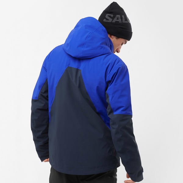 SALOMON BRILLIANT JACKET M CARBON SURF THE WEB Ski jacket