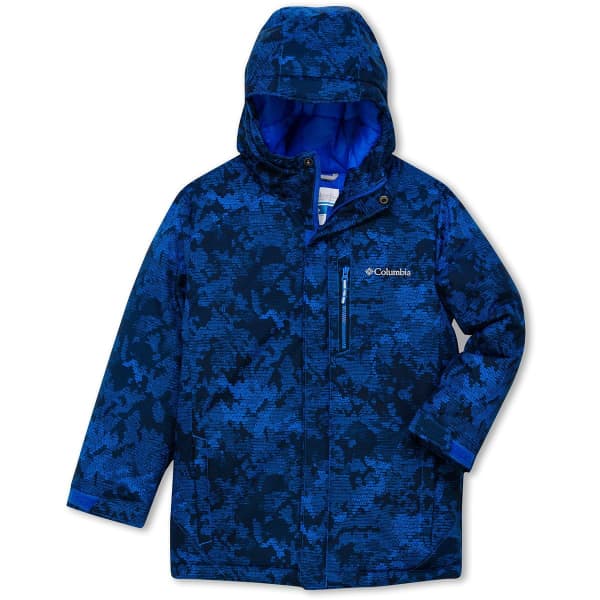 COLUMBIA ALPINE FREE FALL II JACKET JR SUPER BLUE CAMO Ski jacket