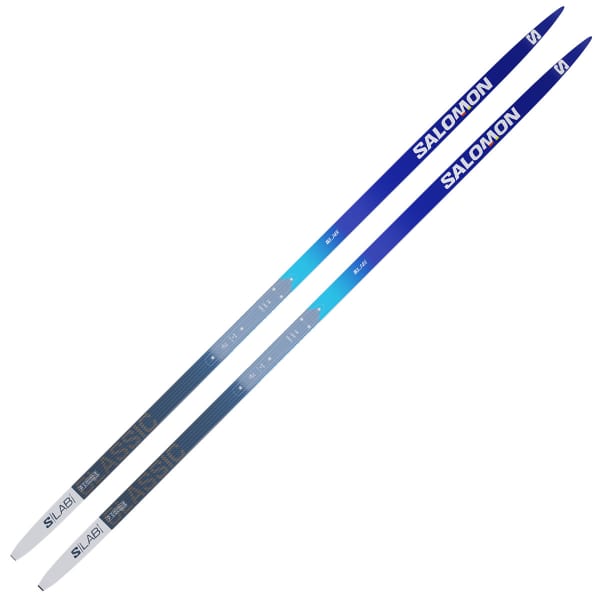SALOMON S LAB CLASSIC MED BLUE BLACK WHITE Cross country skis