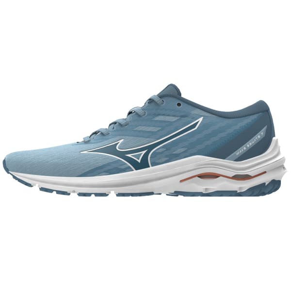 MIZUNO-WAVE EQUATE 7 W FORGET-ME-NOT/WHITE/LIGHT ORANGE - Running shoe