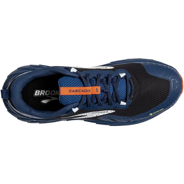  Brooks Zapatillas de running impermeables Cascadia 17 GTX para  hombre, Negro/Azul/Petardo : Ropa, Zapatos y Joyería