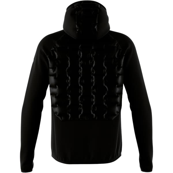 PEAK PERFORMANCE M ARGON HYBRID HOOD BLACK - Ski down jacket