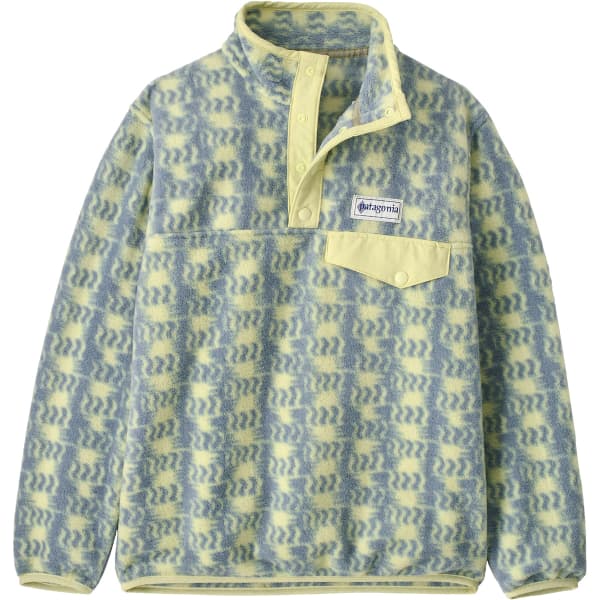 PATAGONIA K'S LW SYNCH SNAP-T P/O HUT TRIPPER LABEL: SUN QUILT BLUE ...