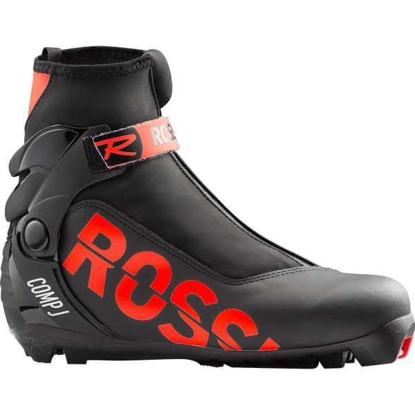 ROSSIGNOL COMP J BLACK RED Cross country ski boots
