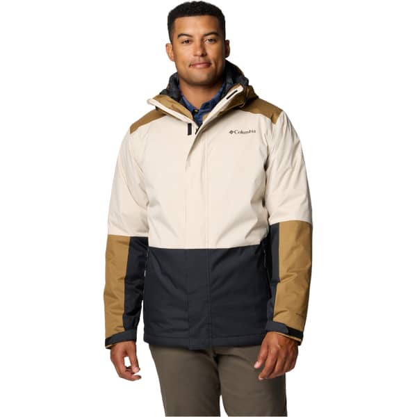 COLUMBIA POINT PARK INTERCHANGE JACKET DARK STONE DELTA BLACK Hiking jacket