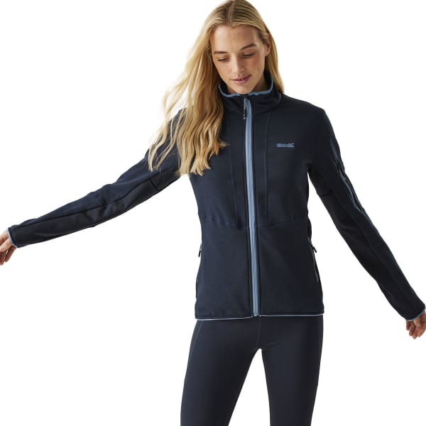 Regatta Lindalla VII Extol Giacca Pile Donna Con Zip | Riciclata | Tasche Con Cerniera | Blu - 2
