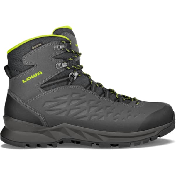 LOWA EXPLORER II GORE TEX MID ANTHRACITE LIME Mid rise hiking boot