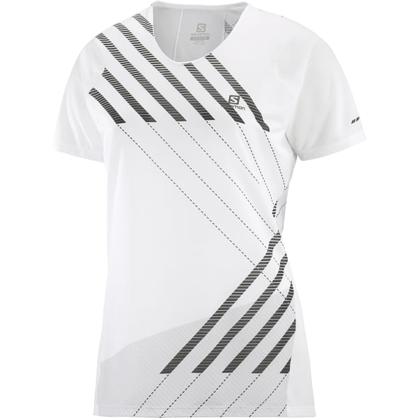 SALOMON T SHIRT SENSE AERO SS TEE W WHITE OYSTE T shirt trail