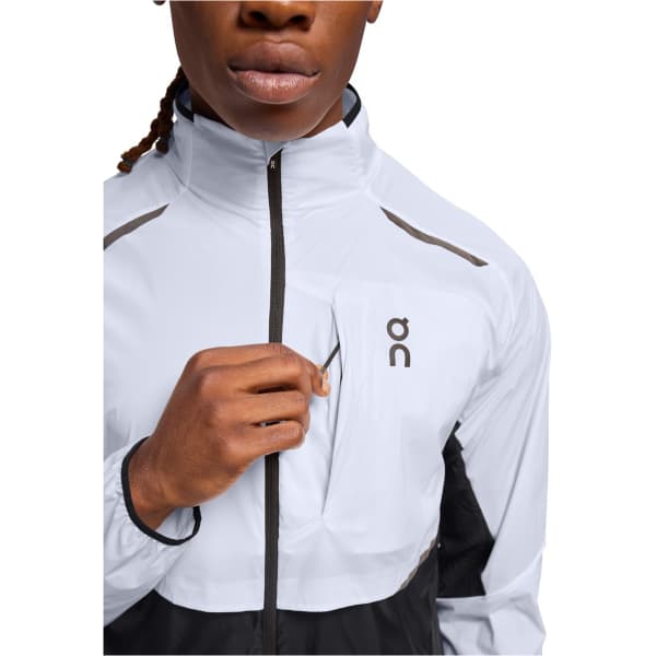 ON RUNNING-WEATHER JACKET M WHITE/BLACK - Running jacket ON RUNNING-WEATHER JACKET M WHITE/BLACK - Running jacket