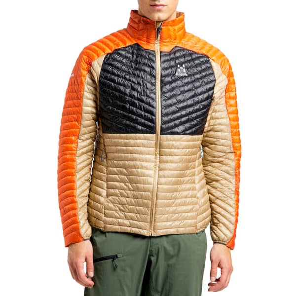 HAGLÖFS-L.I.M MIMIC JACKET MEN SAND/MAGNETITE - Ski down jacket HAGLÖFS-L.I.M MIMIC JACKET MEN SAND/MAGNETITE - Ski down jacket