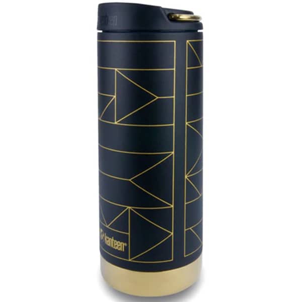 KLEAN KANTEEN TKWIDE LTD 16OZ BLACK/GEOMETRIC GOLD - Vacuum bottle