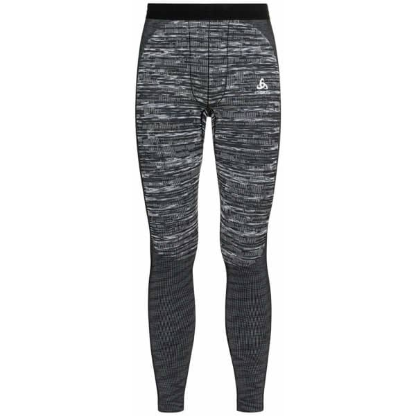 ODLO-BLACKCOMB ECO BL BOTTOM LONG BLACK - SPACE DYE - Thermal leggings