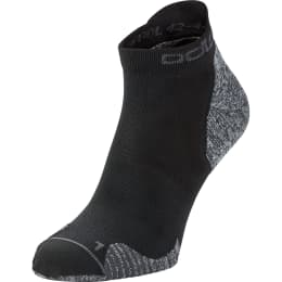 ODLO-MEDIUM CERAMICOOL RUN 2 LOT DE 2 BLACK-WHITE-NEBULAS BLUE - Running  socks