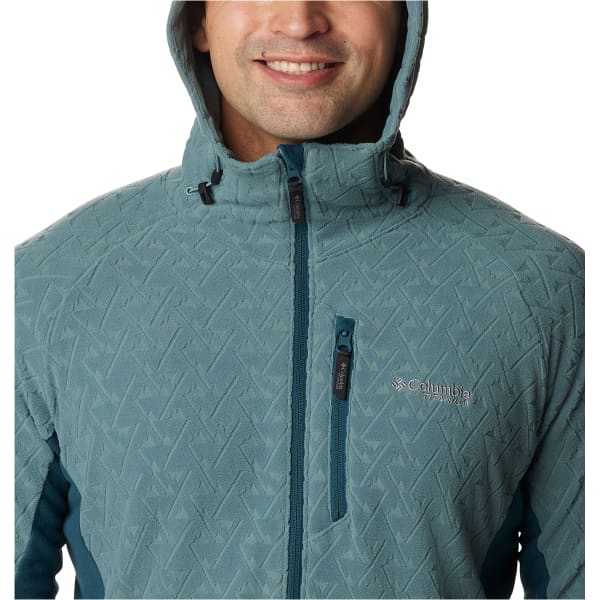COLUMBIA TITAN PASS 3.0 HOODED FLEECE METAL NIGHT WAVE Hiking