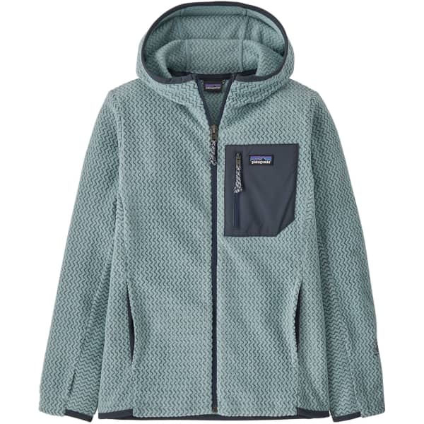 PATAGONIA K S R1 AIR FULLZIP HOODY THERMAL BLUE Hiking fleece jacket