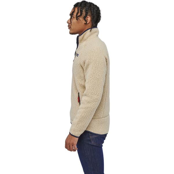 Patagonia retro pile pullover el cap khaki best sale