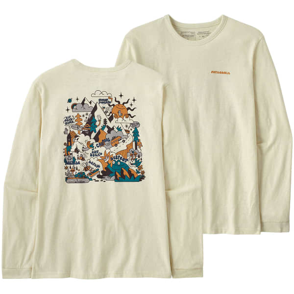 Patagonia longsleeve online wit