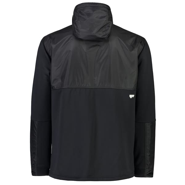 MONS ROYALE M DECADE MID HOODY BLACK Fleece jacket