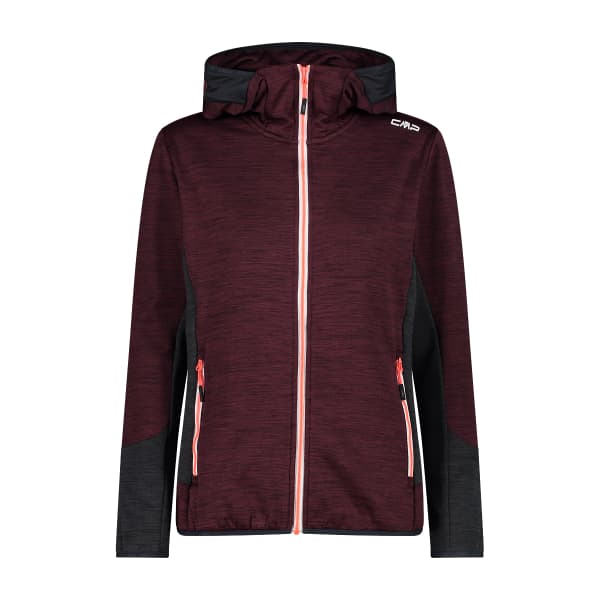CMP WOMAN JACKET FIX HOOD BURGUNDY 24
