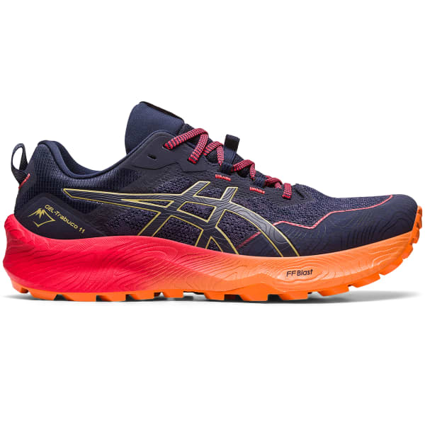 ASICS GEL TRABUCO 11 INDIGO BLUE OLIVE OIL Trail running shoes