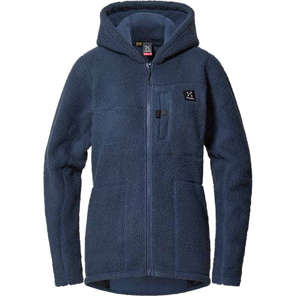 Pile hood women top