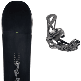 Pack snowboard K2 K2 BROADCAST + NITRO PHANTOM ULTRA BLACK - Ekosport