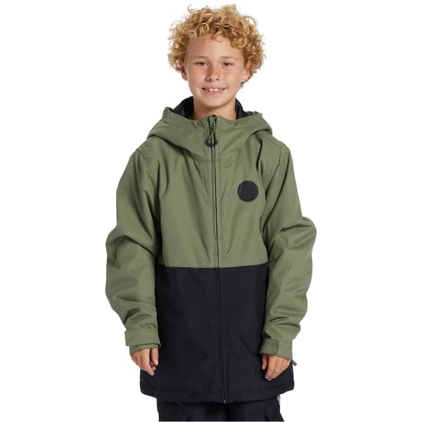 DC SHOES BASIS YOUTH SNOW JKT FOUR LEAF CLOVER 24