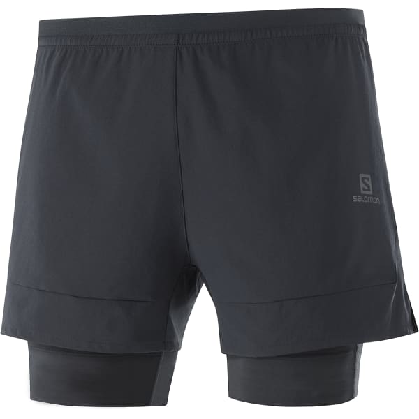 SALOMON CROSS 2IN1 SHORTS M BLACK Trail running shorts