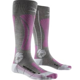 X-SOCKS-SKI ENERG. LGT4 NR/GR BLACK/STONE GREY MELANGE - Chaussette ski de  randonnée