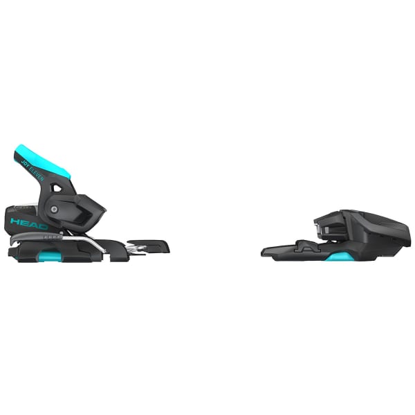 HEAD SUPER JOY SW + JOY 11 GW BLACK/TURQUOISE - Alpine ski set