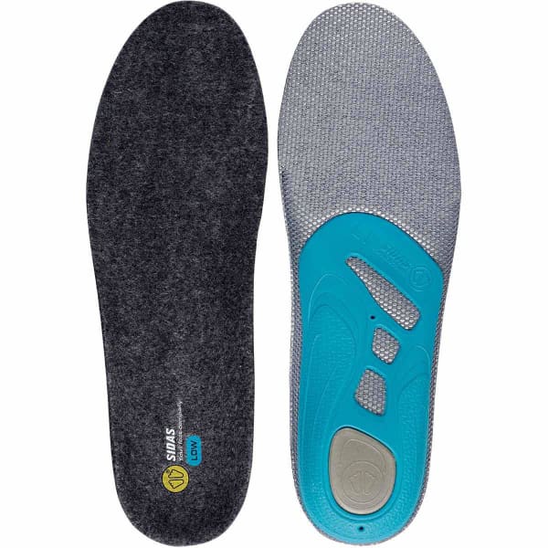 Sidas 3 feet low arch insoles top