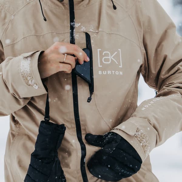 BURTON W AK GORE EMBARK JK SUMMIT TAUPE - Snowboard jacket