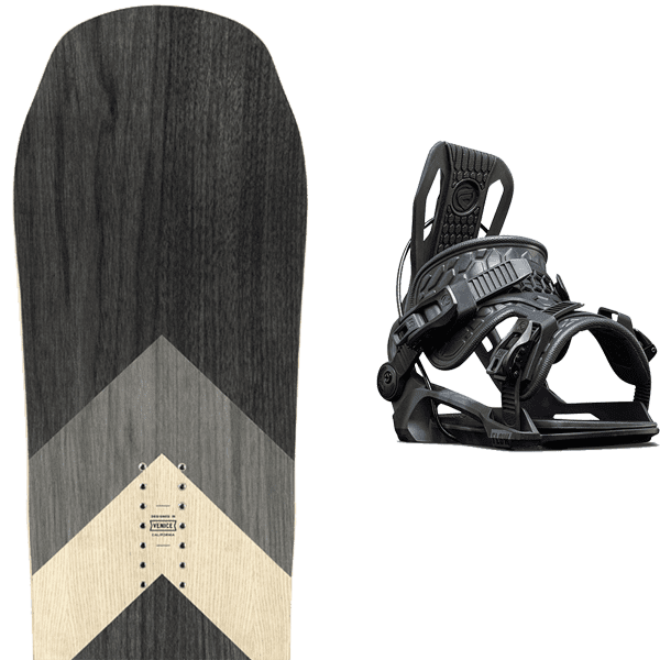 2-Piece Snowboard Set In Good Condition Board Arbor Binding Drake