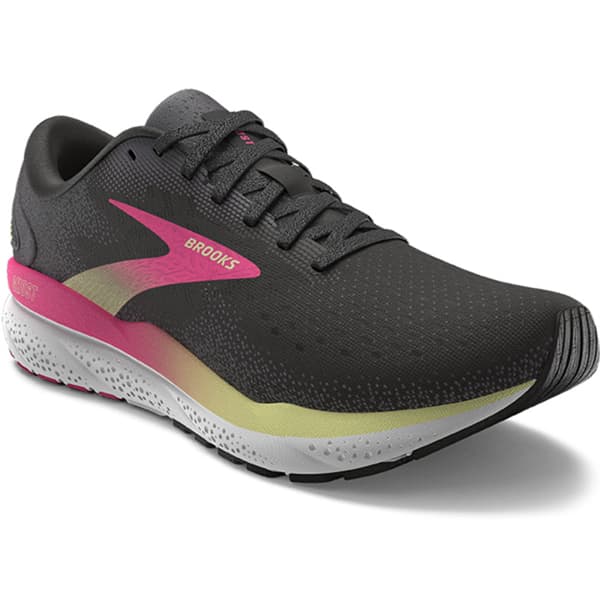 BROOKS W GHOST 16 BLACK PINK YELLOW 24