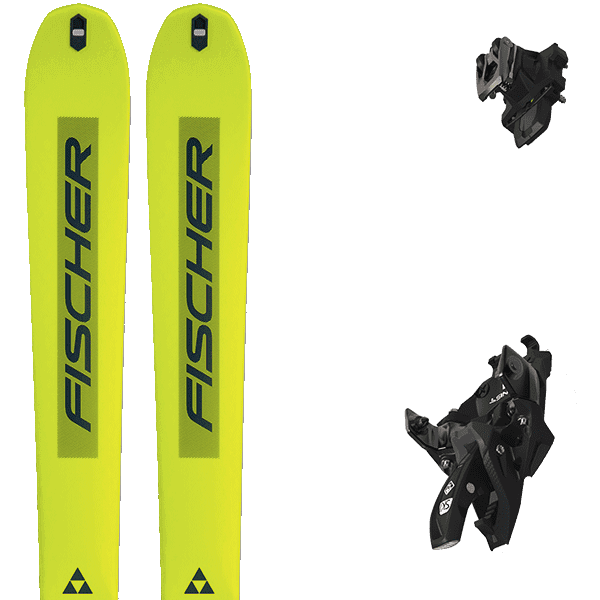 FISCHER TRANSALP 90 CARBON + Fix - Ski touring set
