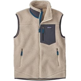 PATAGONIA M'S CLASSIC RETRO-X VEST NATURAL W/SMOLDER BLUE - Polar