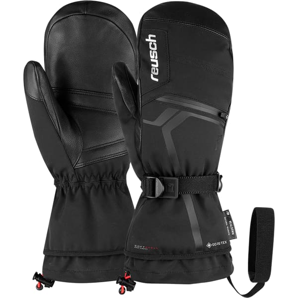 Down ski mittens top