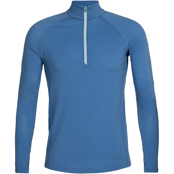 激安スーパーの“売上対決” HALF LS ZONE 150 ICEBREAKER-M ZIP T-shirt Hiking - AZUL/HAZE トップス