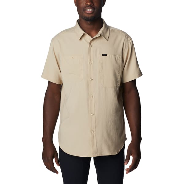 COLUMBIA SILVER RIDGE UTILITY LITE SHORT SLEEVE SHIRT ANCIENT FOSSIL 23