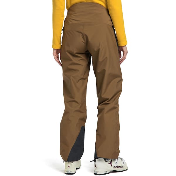HAGLÖFS LUMI LOOSE PANT WOMEN TEAK BROWN - Ski trousers