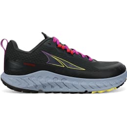 ALTRA-OUTROAD W DARK GRAY/BLUE - Trail running shoes