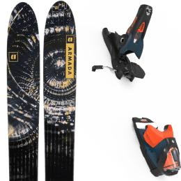 Pack ski alpin ARMADA ARMADA WHITEWALKER 116 + LOOK SPX 12 GW B120 PETROL/ORANGE - Ekosport