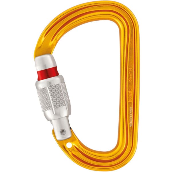 PETZL-MOUSQUETON SM D SCREW-LOCK Unicolore - Mousqueton escalade