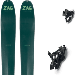 Pack ski ZAG ZAG ADRET 88 + MARKER ALPINIST 12 LONG TRAVEL BLACK-TITANIUM - Ekosport