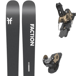Pack ski alpin FACTION FACTION DICTATOR 2.0 + SALOMON WARDEN MNC 13 N OTTER - Ekosport