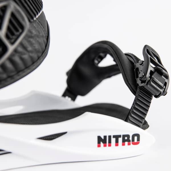 NITRO STAXX WHITE - Snowboard bindings