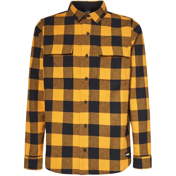 yellow and black mens flannel