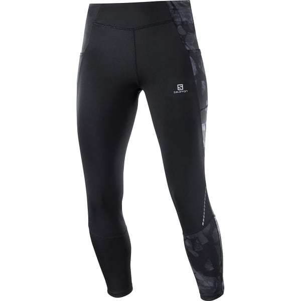 SALOMON CROSS RUN 25 TIGHT W BLACK AO 22