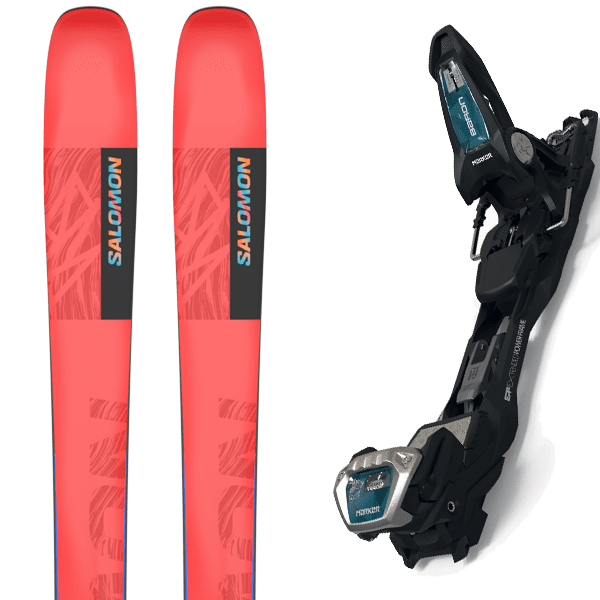 SALOMON QST STELLA 106 Fix Ski touring set