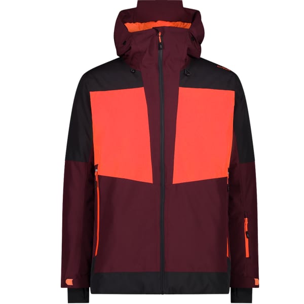 CMP MAN JACKET FIX HOOD BURGUNDY Ski jacket